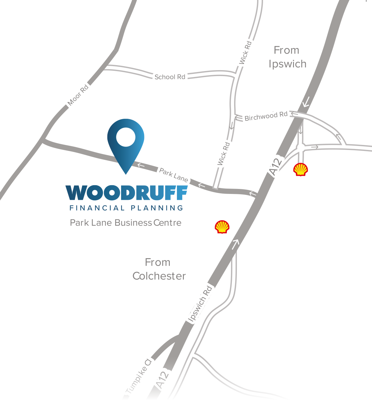 Woodruff FInancial Planning find us on a map Woodruff FInancial Planning find us on a map